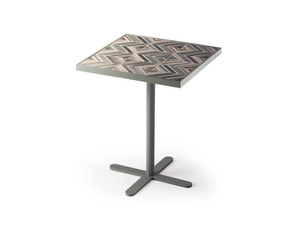 CALDAS - Square ceramic table with 4-star base _ Mambo Unlimited Ideas